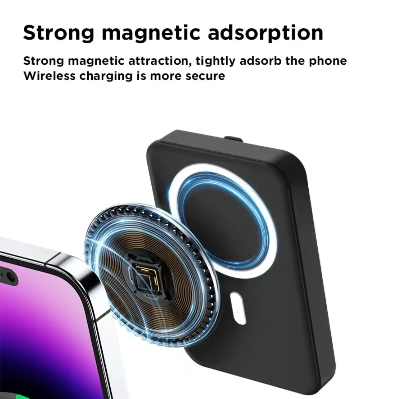 10000Mah Magnetic Power Bank, Portable Wireless Charger for Iphone 12-17 Series (Works With/Without Case) - Travel Mobile Charging Accessory for Iphone 13 & Compatible Devices, White