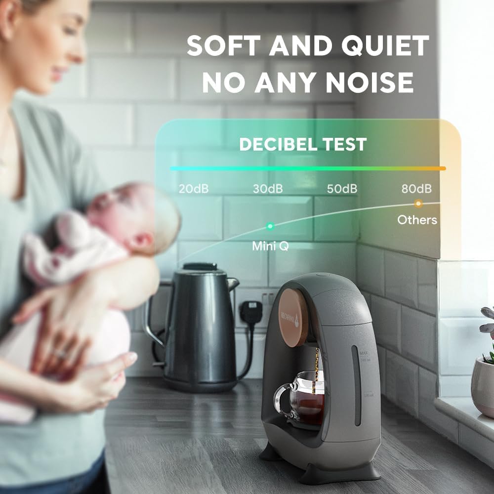 Single Serve Coffee Maker for K Cup Pod and Coffee Grounds /Tea, Fast Brew in 2 Minutes, 2 in 1 One Button Coffee Machine 4-8 Oz Brew Sizes, Stylish＆Compact for Home, Office, RV and Dorm, Black