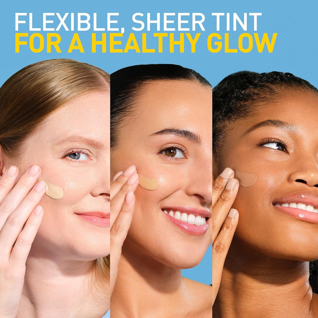 Tinted Sunscreen for Face, Mineral SPF 30 Moisturizer, Light, 1.7Oz