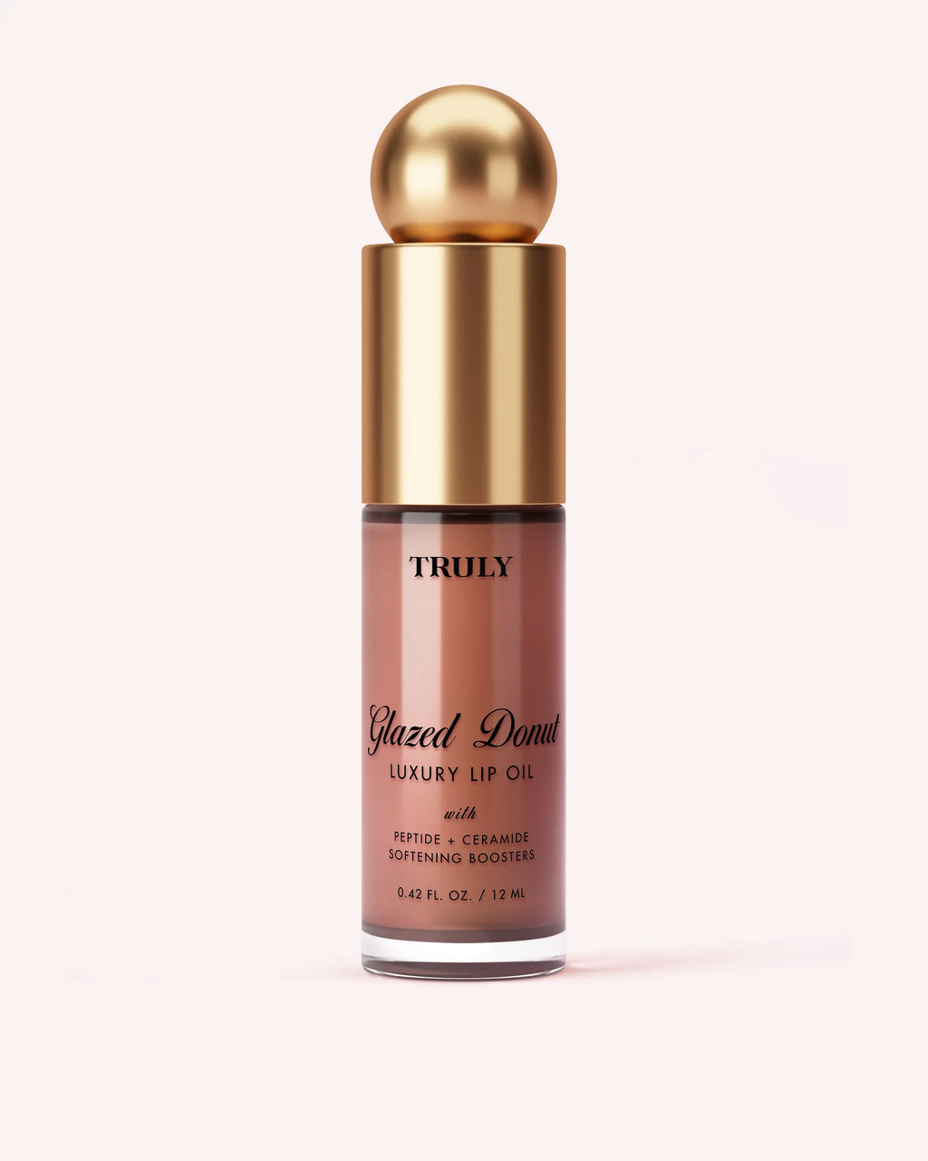 Luxury Peptide Lip Oil | Moisturizing Plump Formula with Peptides, Vitamin E & Ceramides | Softens Dry, Chapped Lips & Restores Smoothness | Non-Sticky, Glossy Finish