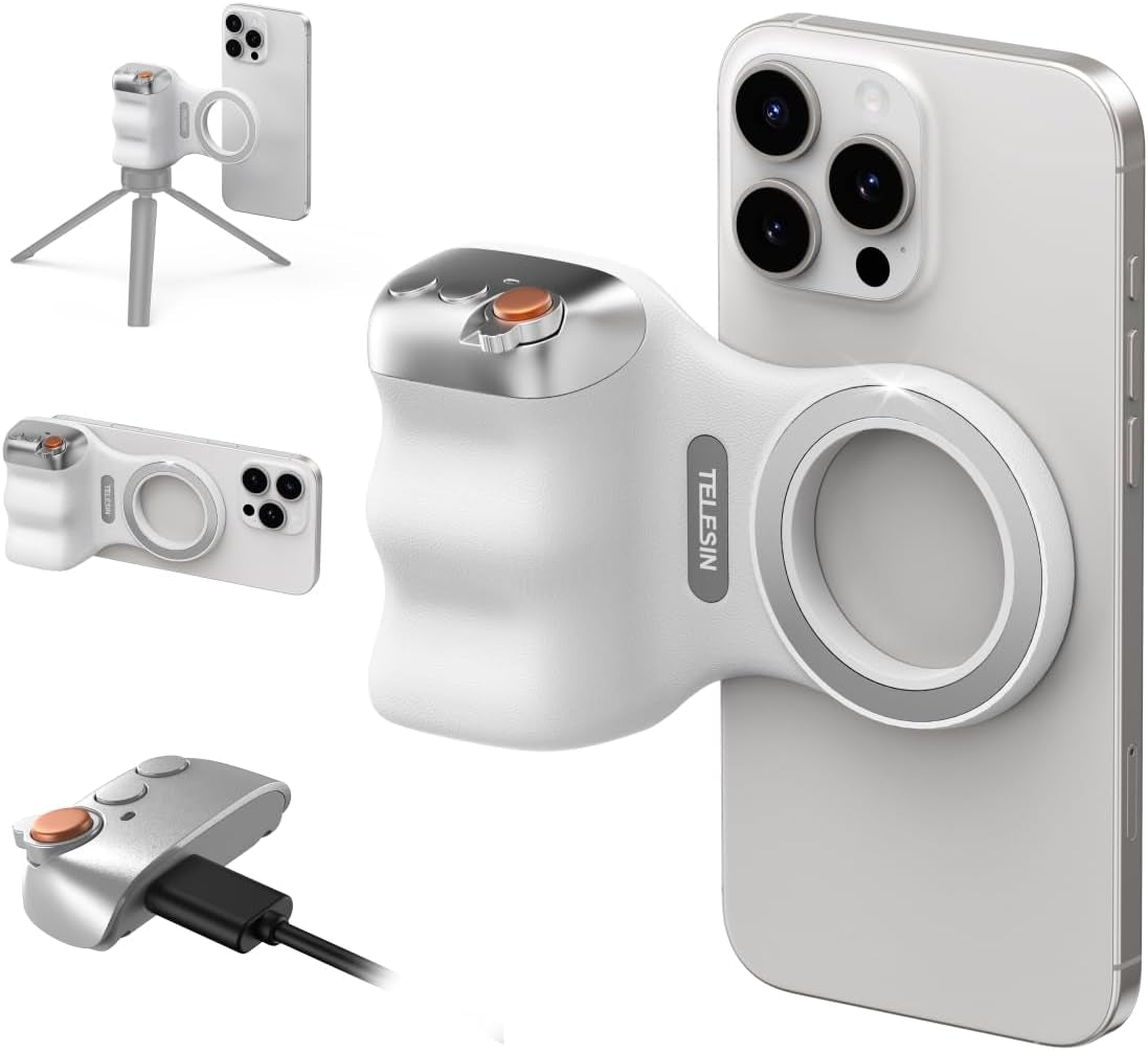 Fun Shot Zoom Magnetic Phone Camera Grip for Iphone/Magsafe/Android