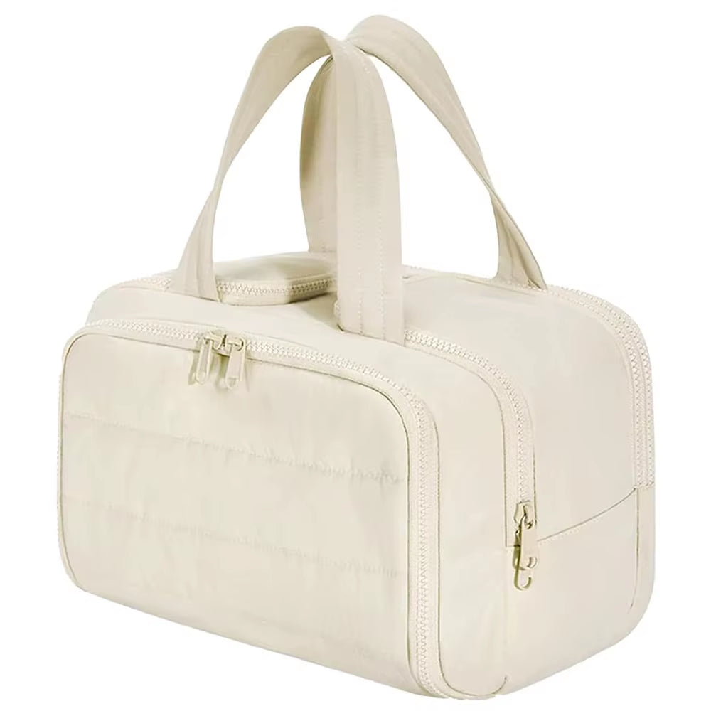 Large Capacity Cosmetic Bag Female Travel Wash Handbag Bathroom Partition Shower Makeup Pouch Waterproof Toiletries Organizer