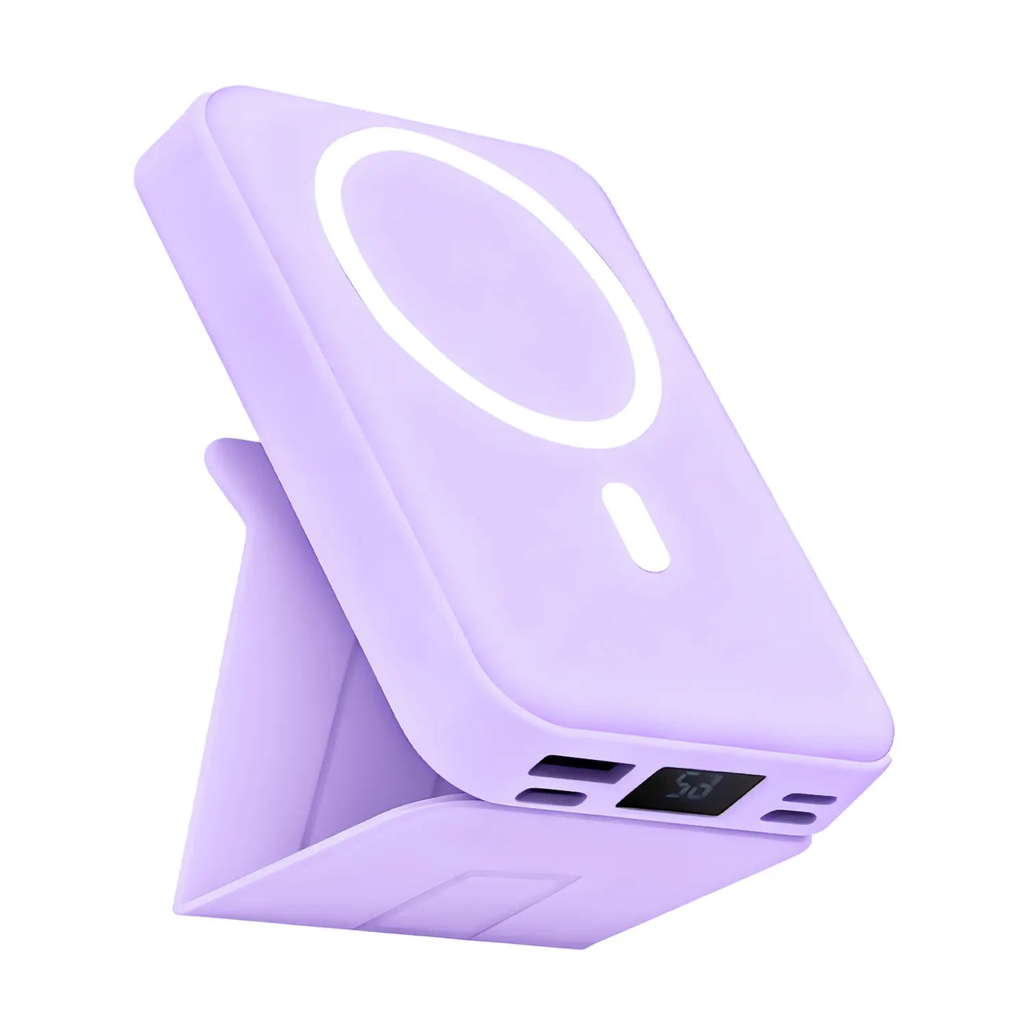 10000Mah Magnetic Power Bank, Portable Wireless Charger for Iphone 12-17 Series (Works With/Without Case) - Travel Mobile Charging Accessory for Iphone 13 & Compatible Devices, White