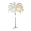 Modern LED Feather Floor Lamp Nordic Ostrich Standing Light for Ins Live Broadcast Room Living Bedroom Sofa Corner Home Decor