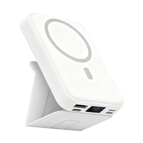 10000Mah Magnetic Power Bank, Portable Wireless Charger for Iphone 12-17 Series (Works With/Without Case) - Travel Mobile Charging Accessory for Iphone 13 & Compatible Devices, White