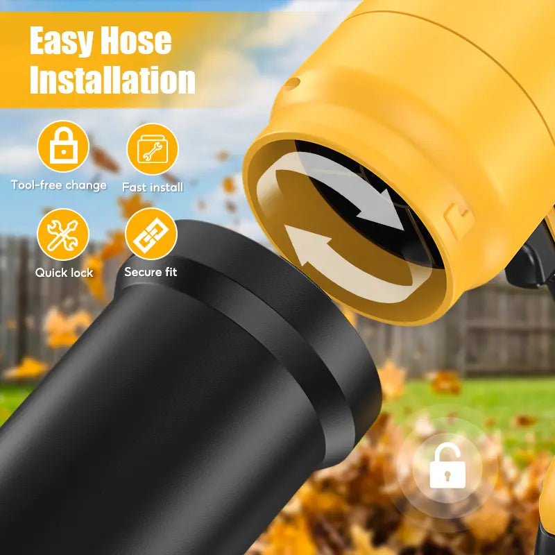 SOARFLY Turbo Jet Blower, Leaf Blower, Violent Turbo Fan, Pure Copper Motor, Car Drying after Wash, Handheld Snow Blower, Cordless Turbo Power Air Duster, Home Improve, Garden Mainte Holiday Gifts